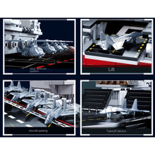 Load image into Gallery viewer, 1728PCS Military WW2 2in1 PLA NAVY Shandong Aircraft Carrier Model Toy Building Block Brick Gift Kids Compatible Lego 1:450