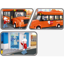 Load image into Gallery viewer, 377PCS MOC City School Bus Shop Store Figure Model Toy Building Block Brick Gift Kids Compatible Lego