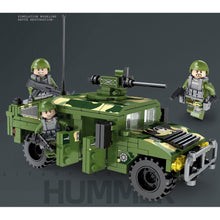 Load image into Gallery viewer, 400PCS Military WW2 Hummer H1 Armored Vehicle Car Figure Model Toy Building Block Brick Gift Kids Compatible Lego
