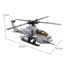 Load image into Gallery viewer, 215PCS Military WW2 AH-1Z Viper Helicopter Figure Model Toy Building Block Brick Gift Kids Compatible Lego