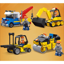 Load image into Gallery viewer, 444PCS MOC City Crane Excavaror Forklift Road Roller Construction Figure Model Toy Building Block Brick Gift Kids DIY