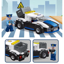 Load image into Gallery viewer, 380PCS MOC City Police Car Helicopter Figure Model Toy Building Block Brick Gift Kids Compatible Lego