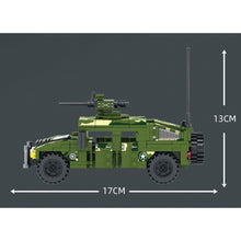 Load image into Gallery viewer, 400PCS Military WW2 Hummer H1 Armored Vehicle Car Figure Model Toy Building Block Brick Gift Kids Compatible Lego