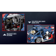Load image into Gallery viewer, 1197PCS MOC Technic Speed JDM GTR R34 Racing Sports Car Model Toy Building Block Brick Gift Kids Compatible Lego 1:14