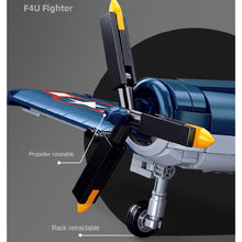 Load image into Gallery viewer, 550PCS Military WW2 F4U Air Fighter Corsair Figure Model Toy Building Block Brick Gift Kids Compatible Lego Compatible Lego