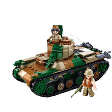 Load image into Gallery viewer, 563PCS Military WW2 Type 97 Medium Tank Figure Model Toy Building Block Brick Gift Kids Compatible Lego