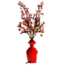 Load image into Gallery viewer, 992PCS MOC Peach Blossom Flower Model Toy Buiding Block Brick Gfit Kids DIY With Vase
