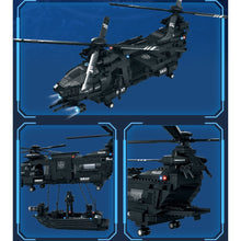 Load image into Gallery viewer, 1251PCS MOC SWAT Hawk Air Freighter Helicopter Model Toy Building Block Brick Gift Kids Compatible lego