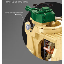 Load image into Gallery viewer, 1124PCS Military WW2 Battle Of Iwo Jima Scene Tank Air Fighter Figure Model Toy Building Block Brick Gift Kids Compatible Lego