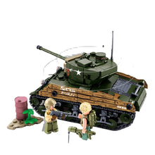 Load image into Gallery viewer, 715PCS Military WW2 2in1 M4A3 76W Medium Tank Figure Model Toy Building Block Brick Gift Kids Compatible Lego Compatible Lego