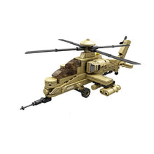 Load image into Gallery viewer, 242PCS Military WW2 A-129 Mangusta Helicopter Figure Model Toy Building Block Brick Gift Kids Compatible Lego