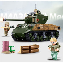 Load image into Gallery viewer, 715PCS Military WW2 2in1 M4A3 76W Medium Tank Figure Model Toy Building Block Brick Gift Kids Compatible Lego Compatible Lego