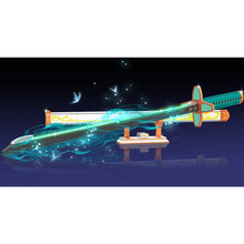 Load image into Gallery viewer, 782PCS MOC Cartoon Comic Demon Slayer Katana Nichirin Sword Model Toy Building Block Brick Gift Kids Compatible Lego Display