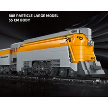 Load image into Gallery viewer, 808PCS MOC CO490 Steam Train Rail Model Toy Building Block Brick Gift Kids Compatible Lego Display