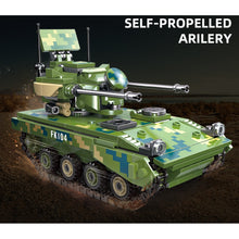 Load image into Gallery viewer, 358PCS Military WW2 35mm Tracked Self-Propelled Arilery Model Toy Building Block Brick Gift Kids Compatible Lego