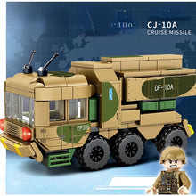 Load image into Gallery viewer, 320PCS Military WW2 CJ-10A Cruise Missile Truck Figure Model Toy Building Block Brick Gift Kids Compatible Lego