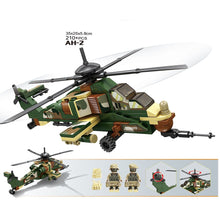 Load image into Gallery viewer, 210PCS Military WW2 AH-2 Sabre Helicopter Figure Model Toy Building Block Brick Gift Kids Compatible Lego