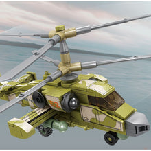 Load image into Gallery viewer, 230PCS Military WW2 KA-52 Kamov Hokum-B Helicopter Figure Model Toy Building Block Brick Gift Kids Compatible Lego