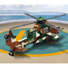 Load image into Gallery viewer, 217PCS Military WW2 Tiger Helicopter Figure Model Toy Building Block Brick Gift Kids Compatible Lego