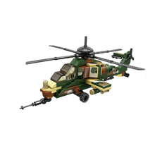 Load image into Gallery viewer, 210PCS Military WW2 AH-2 Sabre Helicopter Figure Model Toy Building Block Brick Gift Kids Compatible Lego