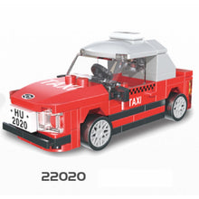 Load image into Gallery viewer, MOC Technic Speed Pull Back Mini Racing Sports Car Ambulance Fire Food Truck Bus Taxi Double Decker Van Camper Model Toy Building Block Brick Gift Kids DIY Compatible Lego Cute