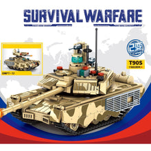 Load image into Gallery viewer, 710PCS Military WW2 2in1 T90S Main Battle Tank BMPT-72 Model Toy Building Block Brick Gift Kids DIY Compatible Lego