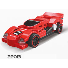 Load image into Gallery viewer, MOC Technic Speed Pull Back Mini Racing Sports Car Ambulance Fire Food Truck Bus Taxi Double Decker Van Camper Model Toy Building Block Brick Gift Kids DIY Compatible Lego Cute