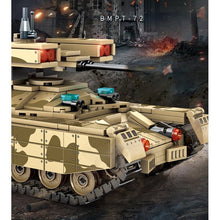 Load image into Gallery viewer, 710PCS Military WW2 2in1 T90S Main Battle Tank BMPT-72 Model Toy Building Block Brick Gift Kids DIY Compatible Lego