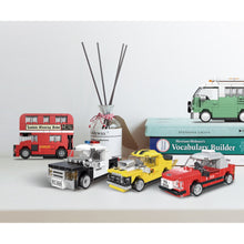Load image into Gallery viewer, MOC Technic Speed Pull Back Mini Racing Sports Car Ambulance Fire Food Truck Bus Taxi Double Decker Van Camper Model Toy Building Block Brick Gift Kids DIY Compatible Lego Cute