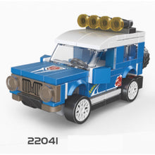 Load image into Gallery viewer, MOC Technic Speed Pull Back Mini Racing Sports Car Ambulance Fire Food Truck Bus Taxi Double Decker Van Camper Model Toy Building Block Brick Gift Kids DIY Compatible Lego Cute
