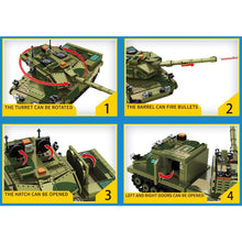 Load image into Gallery viewer, 679PCS Military WW2 2in1 2A6 Main Battle Tank BvS10 Armoured Vehicle Model Toy Building Block Brick Gift Kids DIY Compatible Lego