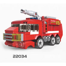 Load image into Gallery viewer, MOC Technic Speed Pull Back Mini Racing Sports Car Ambulance Fire Food Truck Bus Taxi Double Decker Van Camper Model Toy Building Block Brick Gift Kids DIY Compatible Lego Cute