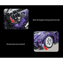 Load image into Gallery viewer, 2861PCS MOC Technic Speed Purple Koenigsegg Super Racing Sports Car Model Toy Building Block Brick Gift Kids DIY 1:10