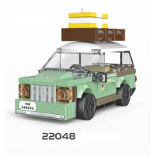 Load image into Gallery viewer, MOC Technic Speed Pull Back Mini Racing Sports Car Ambulance Fire Food Truck Bus Taxi Double Decker Van Camper Model Toy Building Block Brick Gift Kids DIY Compatible Lego Cute