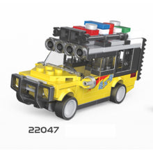 Load image into Gallery viewer, MOC Technic Speed Pull Back Mini Racing Sports Car Ambulance Fire Food Truck Bus Taxi Double Decker Van Camper Model Toy Building Block Brick Gift Kids DIY Compatible Lego Cute