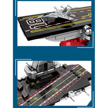 Load image into Gallery viewer, 452PCS Military WW2 Fujian Class PLA NAVY Aircraft Carrier Figure Model Toy Building Block Brick Gift Kids DIY Compatible Lego