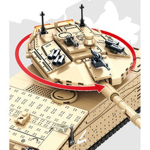 Load image into Gallery viewer, 659PCS Military WW2 2in1 Merkava Main Battle Tank M2 Bradley Fighting Vehicle Model Toy Building Block Brick Gift Kids DIY Compatible Lego