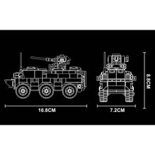 Load image into Gallery viewer, 336PCS Military WW2 Type 92 Infantry Fighting Vehicle IFV Model Toy Building Block Brick Gift Kids DIY Compatible Lego