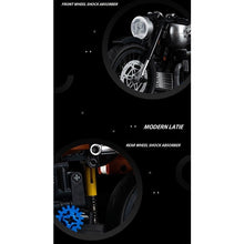 Load image into Gallery viewer, 925PCS MOC Technic Speed Latte Cafe Racer Retro Classic Vintage R Nine T Motorcycle Motor Bike Model Toy Building Block Brick Gift Kids DIY Compatible Lego