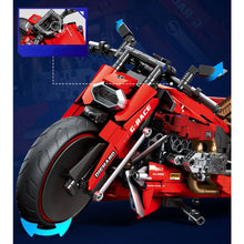 Load image into Gallery viewer, 803PCS MOC Technic Speed Punk Motorcycle Motor Bike Ride Model Toy Building Block Brick Gift Kids DIY Compatible Lego