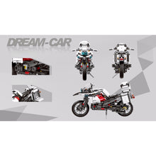 Load image into Gallery viewer, 1075PCS MOC Technic Speed City Patrol Motorcycle Motor Bike Ride Model Toy Building Block Brick Gift Kids DIY Compatible Lego