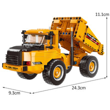 Load image into Gallery viewer, 545PCS MOC Technic City Construction Dump Truck Figure Model Toy Building Block Brick Gift Kids DIY Compatible Lego
