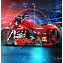 Load image into Gallery viewer, 803PCS MOC Technic Speed Punk Motorcycle Motor Bike Ride Model Toy Building Block Brick Gift Kids DIY Compatible Lego