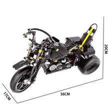 Load image into Gallery viewer, 853PCS MOC Technic Speed Vintage Classic Heavy Motorcycle Motor Bike Model Toy Building Block Brick Gift Kids DIY Compatible Lego