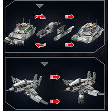 Load image into Gallery viewer, 1472PCS Military WW2 M1A2 Main Battle Tank Figure Model Toy Building Block Brick Gift Kids DIY Compatible Lego