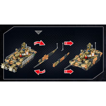 Load image into Gallery viewer, 1641PCS Military WW2 T90M5 Main Battle Tank Figure Model Toy Building Block Brick Gift Kids DIY Compatible Lego
