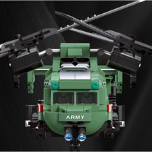 Load image into Gallery viewer, 705PCS Military WW2 Technic Twin Rotor Helicopter Figure Model Toy Building Block Brick Gift Kids DIY Compatible Lego