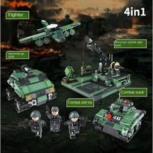 Load image into Gallery viewer, 954PCS Military WW2 AJAX Armored Vehicle Figure Model Toy Building Block Brick Gift Kids DIY Compatible Lego