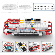 Load image into Gallery viewer, 833PCS Military WW2 DSRV Deep Submergence Rescue Vehicle Vessel Figure Model Toy Building Block Brick Gift Kids DIY Compatible Lego