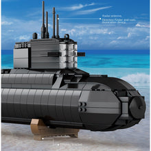 Load image into Gallery viewer, 1498PCS Military WW2 Type 094 Strategic Nuclear Submarine 09-IV Model Toy Building Block Brick Gift Kids DIY Compatible Lego